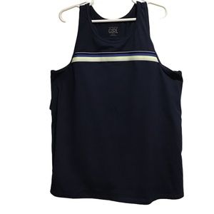 Athleta Girl Tank‎ Top Navy Blue Racerback